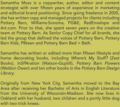 samantha moss writer